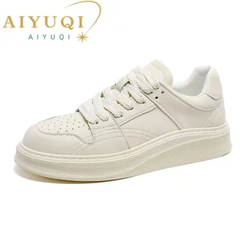 AIYUQI/ Мужские кроссовки на платформе; новинка осени 2023 года; мужская повседневная мужская обувь на шнуровке;